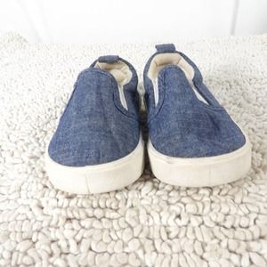 H&M Boys Pull on Chambray/Blue Sneaker Size 18/19 C